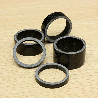 5pcs Premium Carbon Fiber Headset Spacer