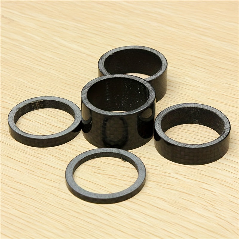 5pcs Premium Carbon Fiber Headset Spacer