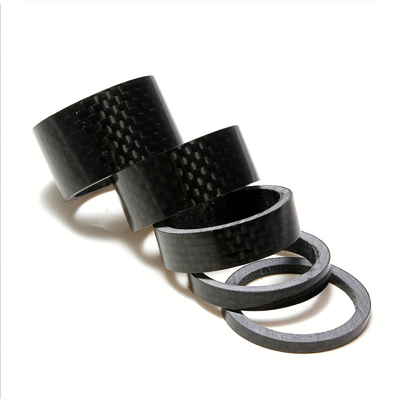 5pcs Premium Carbon Fiber Headset Spacer